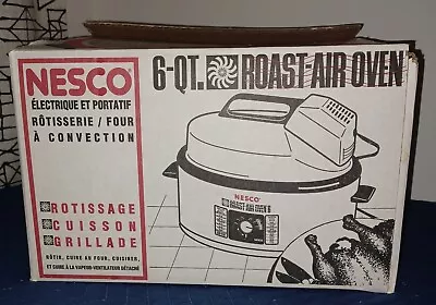 Vintage New White Nesco 6 Quart Roast Air Oven Convection Roaster • $139.99
