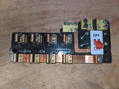 £15 • Buy Wylex M599/7 4 Way Fuse Board Main Switch And Busbar