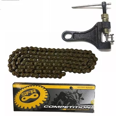 #40 420 Pitch Chain 106 Links+Chain Breaker For Pit Bike ATV Quad Go Kart • $38.99