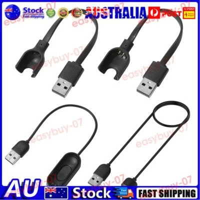 $7.06 • Buy AU Smart Watch Bracelet Charging Data Cable Charger For Xiaomi Mi Band 2/3/4/5