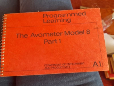 Programmed Learning The Avometer Model 8 Part 1 Dept Employment And Productivity • £3
