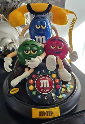 Original M&M Candy Characters ANIMATED TELEPHONE Vintage  Actual Phone Collector • $59.99