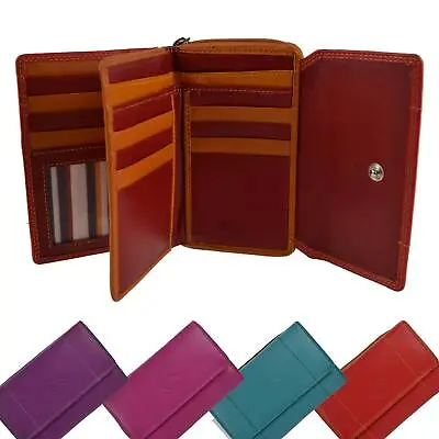 Ladies Leather Purse/Wallet By London Leather Goods 17 Credit Card Slots • £27.99