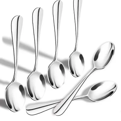 SONGZIMING Demitasse Espresso Spoons Mini Coffee Spoon 18/10 StainlessSet Of 6 • $11.19