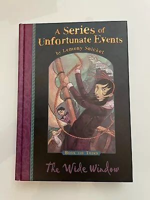 £15 • Buy Lemony Snicket 3 - The Wide Window 1st/1st UK And US Hardback 2 Book Set