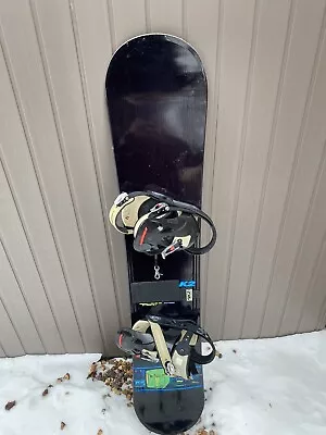 K2 Fat Bob Snowboard 162cm Great Powder Board Burton Mission Bindings R To Go! • $235