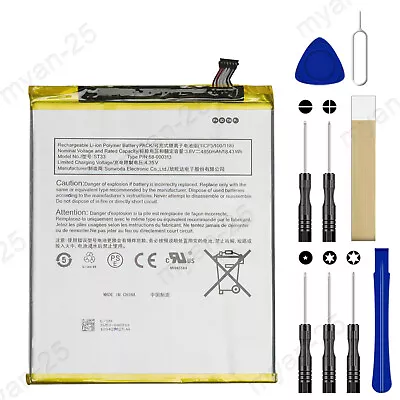 $18.20 • Buy New Battery ST33 For Amazon Kindle Fire HD 8 Plus 10th Generation K72LL3 4850mAh