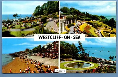 Rp Multiview Postcard Westcliff On Sea Essex Nr Leigh Hadleigh Southend Canvey • £0.99