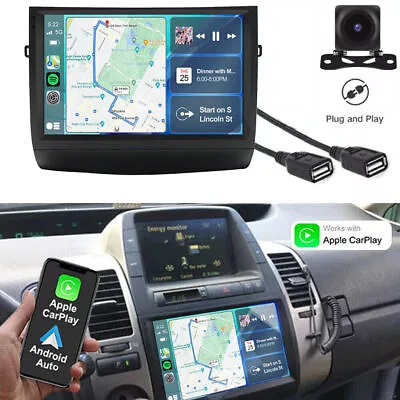 For 2003-2009 Toyota Prius Android 13.0 Car Radio GPS Navi Wifi Apple Carplay BT • $139.80