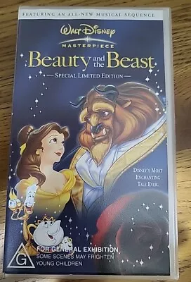 Beauty And The Beast (1991) (vhs) Special Limited Edition Rare Walt Disney • $7.50