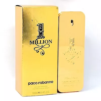 Paco Rabanne 1 Million 3.4 Oz / 100 Ml – Men's EDT Cologne Sealed In Box • $49.99