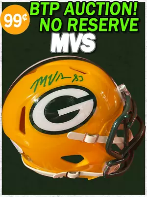 Marquez Valdes-Scantling (MVS) Autographed Packers Mini Helmet Beckett COA • $16.50