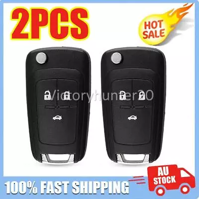 2X FOR Holden Barina Cruze Trax 3 Button Remote Flip Key Blank Shell Case • $12.25