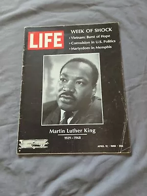 Martin Luther King Life Magazine April 12th 1968  Week Of Shock  The Doors • $1.99