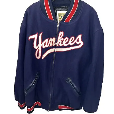 New York Yankees 1951 World Champions Wool Baseball Jacket Mitchell Ness XXL • $259