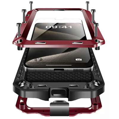 Case For IPhone  11 12 13 14 15 Pro Max X 8 7 Heavy Duty Shockproof Metal Cover • $18.99