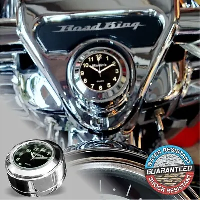 Marlin's Swivel Fork Lock Cover With Black Clock Fits Harley Davidson Road King • $82.95