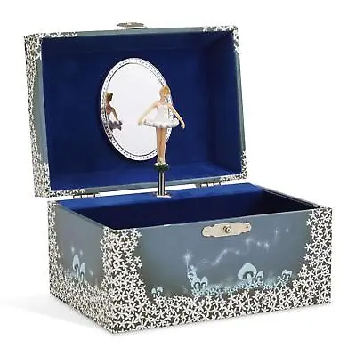 Jewelkeeper Girl's Musical Jewelry Storage Box With Twirling Fairy Blue And Whit • $15.99