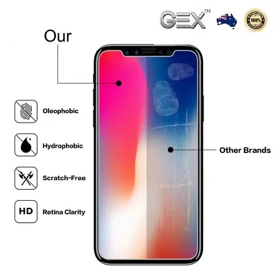 For IPhone 11 Pro Max X XS XR 2.5D Tempered Glass Screen Protector 9H  • $9