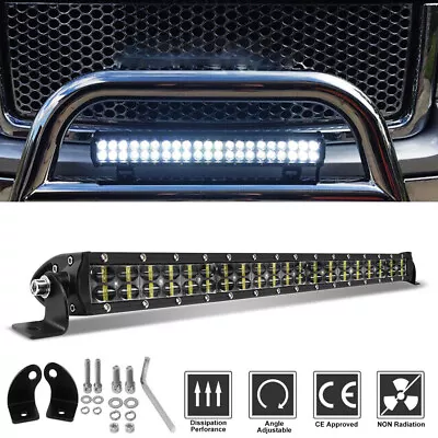 Dual-Row 22Inch Led Light Bar Fit Arctic Cat Can-am Polaris ATV UTV Accessories • $42.99