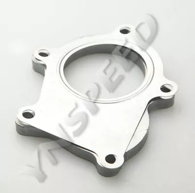 US SHIP 5 Bolt Turbo Exhaust Downpipe Flange + T3 T3/T4 Gasket Adapter • $23.99