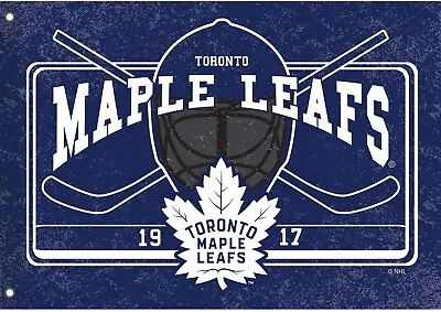 Toronto Maple Leafs Premium Double Sided Flag Banner Estate Style Linen... • $34.79