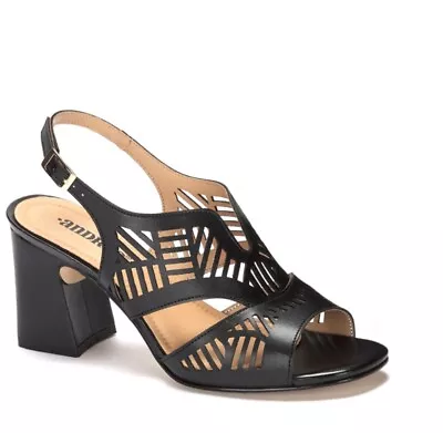 Zapatos Andrea. Sandalias Negros De Mujer Size 6 8 • $45