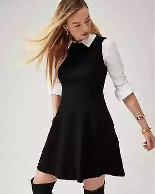 SPANX - MEDIUM - The Perfect Fit & Flare Dress Sleeveless CLASSIC BLACK • $45