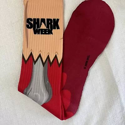 Shark Socks Shark Week Socks 2015 DCL Red Peach • $11.90