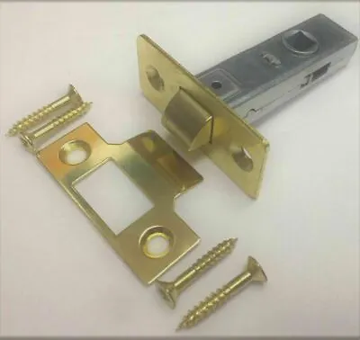 Bolt Through Internal Door Latch In  Brass And Nickel Genuine  2.5  Door • £3.49