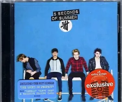 +4 BONUS TRACKS 5 SECONDS OF SUMMER Target BLUE Cover Art 5SOS CD 0324 Read Desc • $49.99