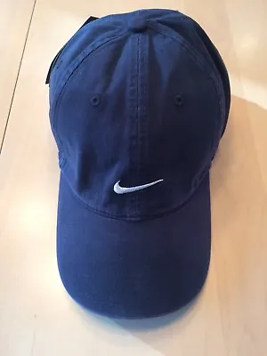 Vintage Nike Baseball Golf Hat Strapback Embroidered Swoosh Cotton New With Tag • $14.99