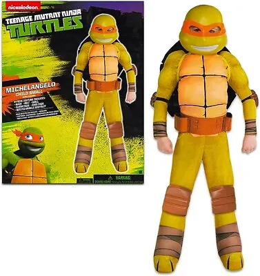 Teenage Mutant Ninja Turtles Michelangelo Child Medium 8-10   8pc Costume NEW • $18.99