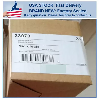 33073 100% New Original Schneider 33073 Micrologic 6.0A In Box 33073 US • $906.83