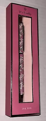 Rare Vera Bradley Ball Point Pen Botanical Paisley Pink Black Ink New In Box • $24.99