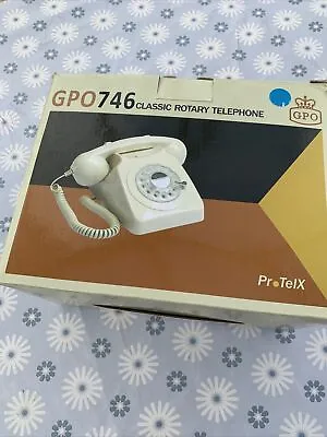 GPO 746 Classic Rotary Dial Telephones Blue NEW BOXED • £25
