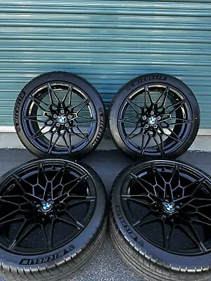 BMW M3 M4 Black 20  19  OEM Competition 826M Wheels Rims Tires • $3400