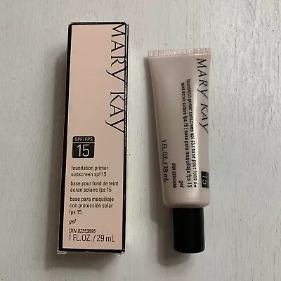 NIB Mary Kay® Foundation Primer Sunscreen Broad Spectrum SPF 15* • $19.99