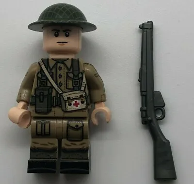 Lego Minifigure -WW2 British Medic - Solider - The Minifig Co - TMC  • $59.95