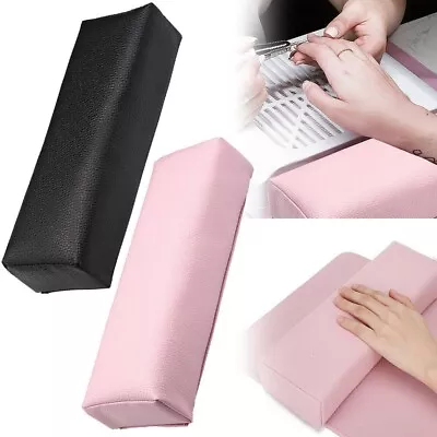 PU Leather Hand Holder Cushion Washable Hand Rest Pillow Nail Art Pillow  Salon • £6.88