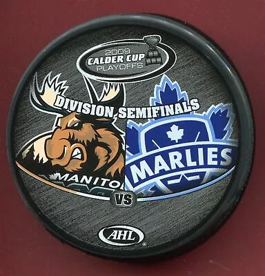 TORONTO MARLIES 2009 MANITOBA MOOSE Calder Cup Playoffs AHL Hockey Puck • $20