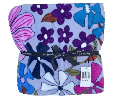 Vera Bradley BENGAL LILY Fleece THROW BLANKET 50  X 80  (New & Sealed) • $34.95