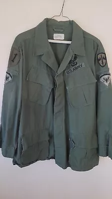 Original Vietnam Tropical Combat Jacket 1st Infantry Division  • $300