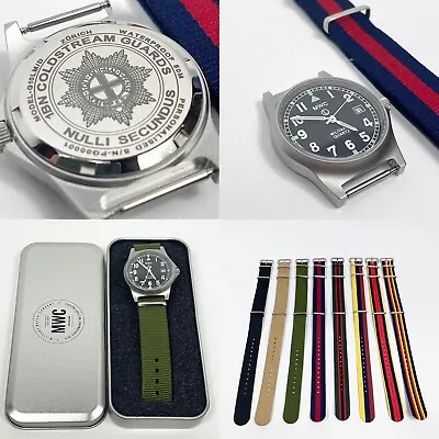 Personalised G10LM MWC Military Watch 50M Engraved Wristwatch Any Logo Any Text • £89