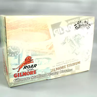 Vintage GMP 1:43 Roar With Gilmore Racing Stadium Display 7680G Race Car Diorama • $189.99