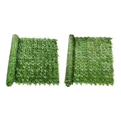 Artificial Leaf Privacy Fence Sun Protected Faux Vine Leaf For Garden Decor • £8.51