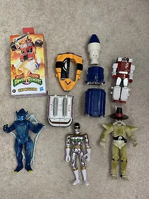 Vintage Power Rangers In Space Mega Voyager Megazord Parts + Pieces And Extras!! • $59.12