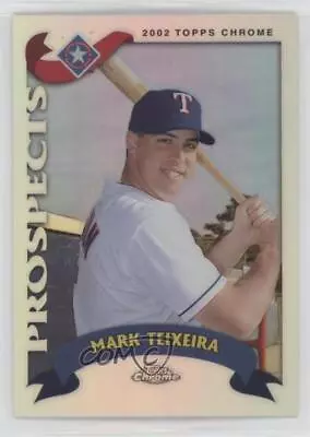 2002 Topps Chrome Traded & Rookies Refractor Mark Teixeira #T169 • $17.10