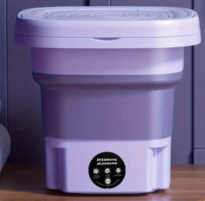 $80 • Buy 8L Washing Machine Bucket Folding Portable Laundry Machine Clothes Washing