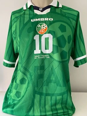 £81 • Buy Republic Of Ireland Alan McLoughlin Match Worn Shirt